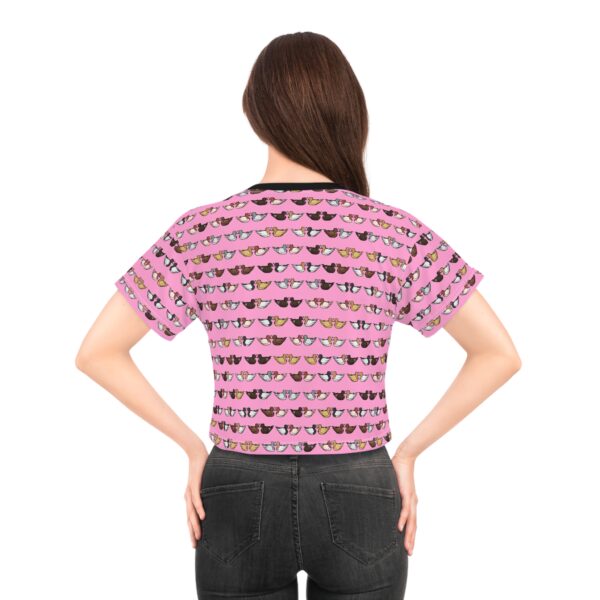 Love Doves Crop Top (Pink) - Image 4