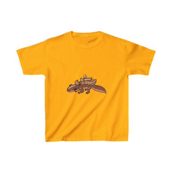 Salamander Life Cycle Kids Heavy Cotton™ Tee (Brown) - Image 13