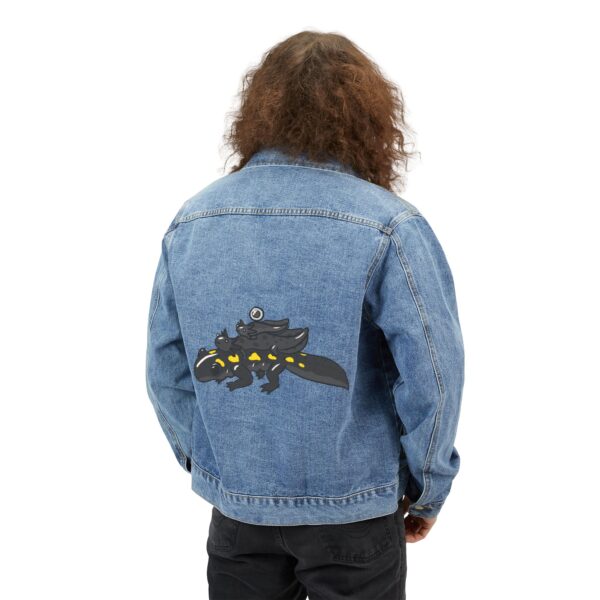 Salamander Life Cycle Denim Jacket (Black) - Image 4