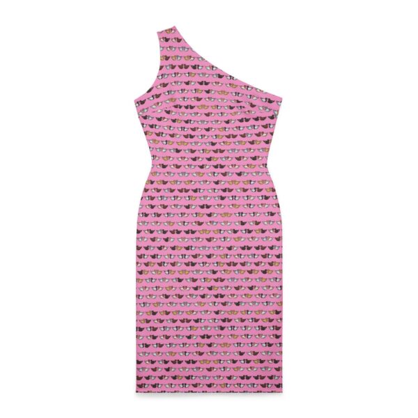 Love Doves Shoulder Dress (Pink) - Image 3