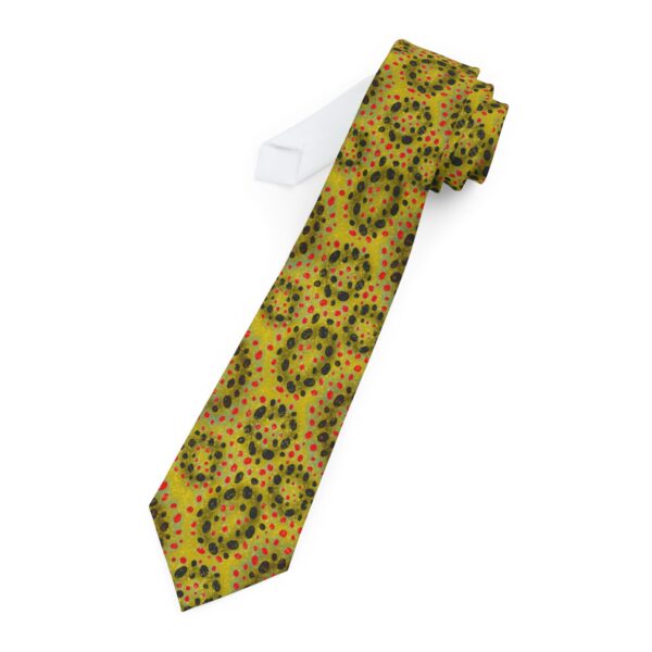 Trout Skin Necktie (Brown) - Image 2