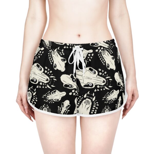 Bite Pattern Women's Relaxed Shorts - Image 3