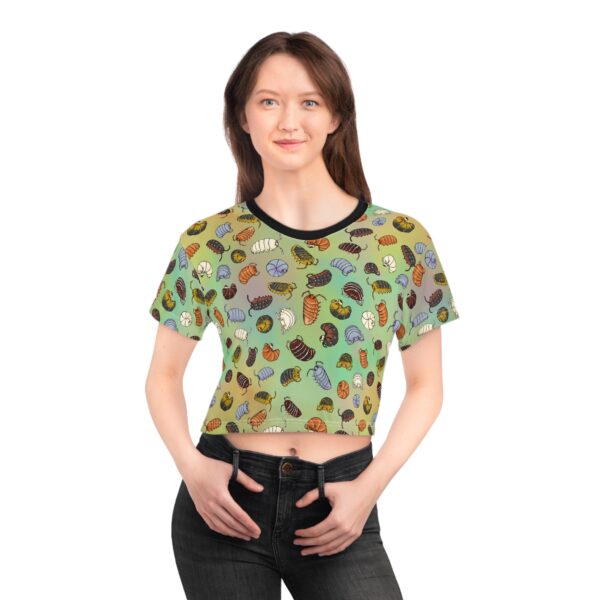 Isopods Crop Top (Green) - Image 3