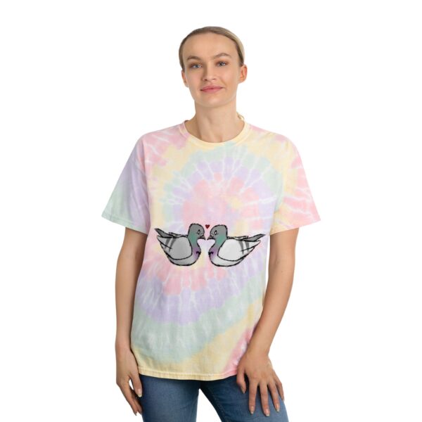 Love Doves Tie-Dye Tee (Bordeaux) - Image 4