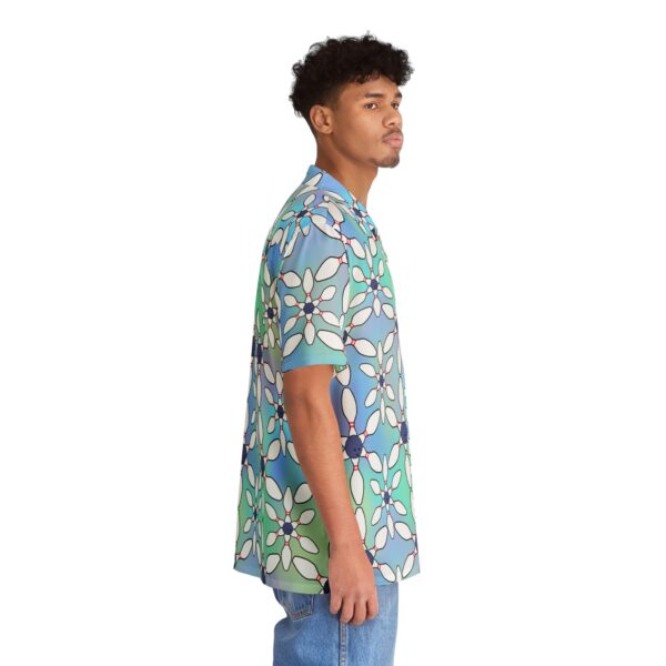 Copy of Black Light Sunflowers Hawaiian Shirt (Rainbow) - Image 5