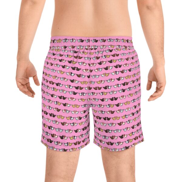 Love Doves Swim Shorts (Pink) - Image 4