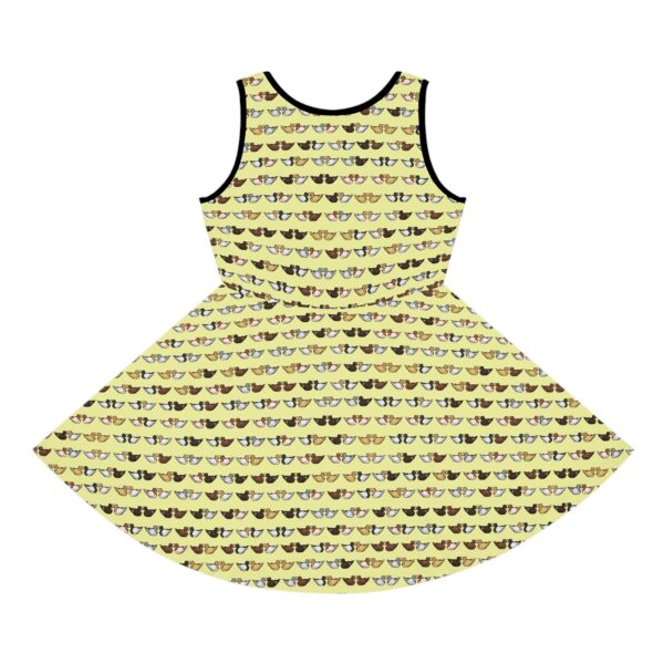 Love Doves Girls' Sleeveless Sundress (Yellow) - Image 2