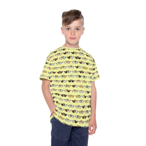 Love Doves Kids Sports Jersey (Yellow) - Image 4