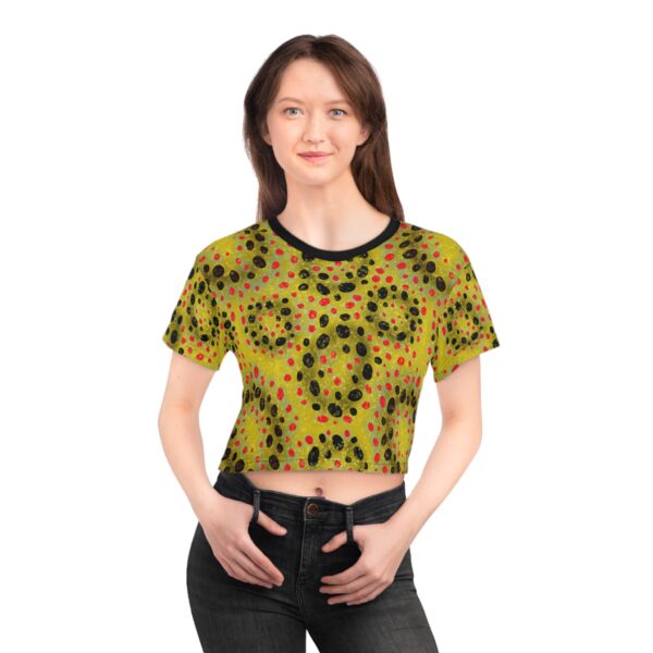 Trout Skin Crop Top (Brown) - Image 7