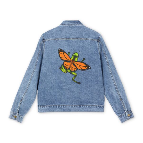 Fairy Frog Denim Jacket (Green)