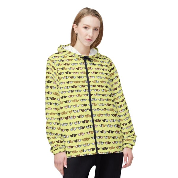 Love Doves Windbreaker Jacket (Yellow) - Image 3