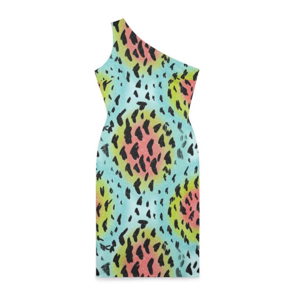 Trout Skin Shoulder Dress (Rainbow) - Image 3