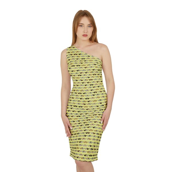 Love Doves Shoulder Dress (Yellow)