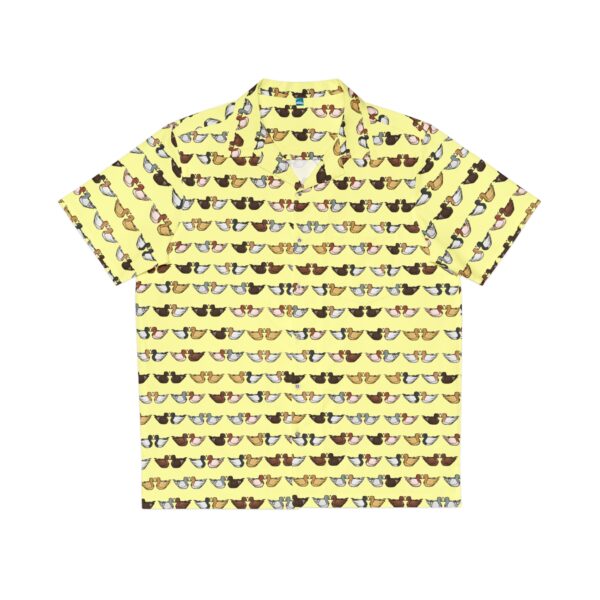 Love Doves Hawaiian Shirt (Yellow)