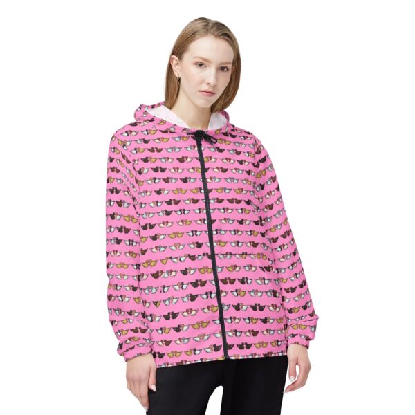 Love Doves Windbreaker Jacket (Pink) - Image 3