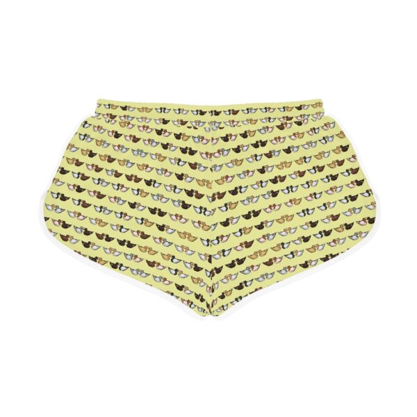 Love Doves Women's Relaxed Shorts (Yellow) - Image 2