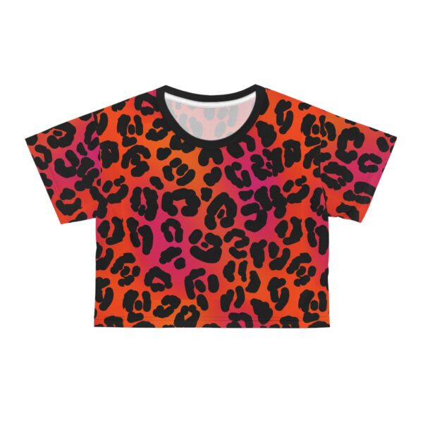 Neon Leopard Crop Top - Image 5