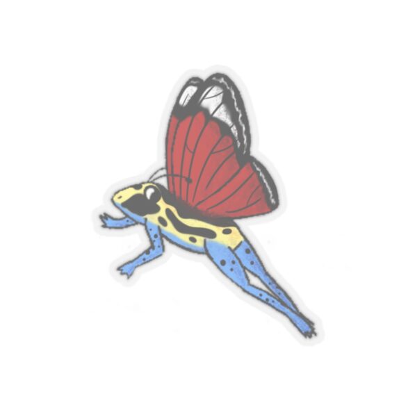 Fairy Frog Sticker (Blue)