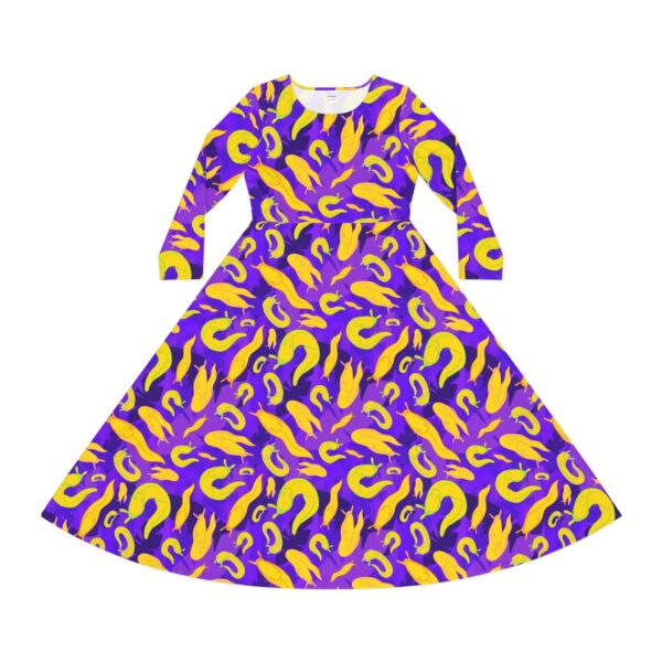 Banana Slug Long Sleeve Dress