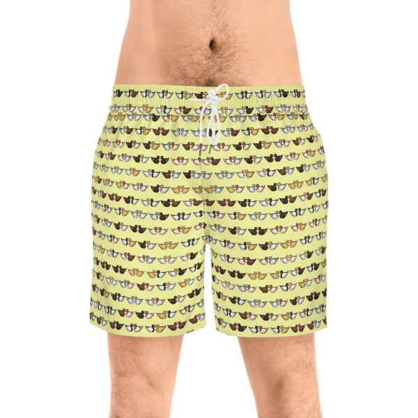 Love Doves Swim Shorts (Yellow) - Image 3