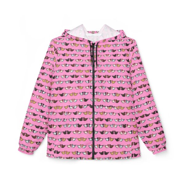 Love Doves Windbreaker Jacket (Pink)