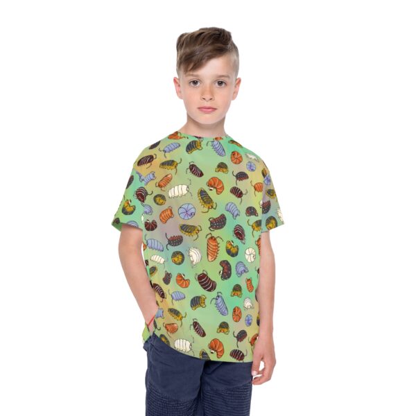 Isopods Kids Sports Jersey (Green) - Image 4