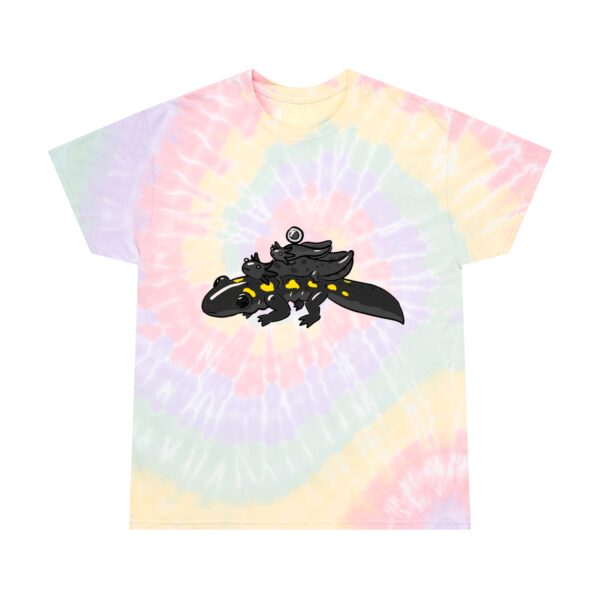 Salamander Life Cycle Tie-Dye Tee (Black) - Image 5