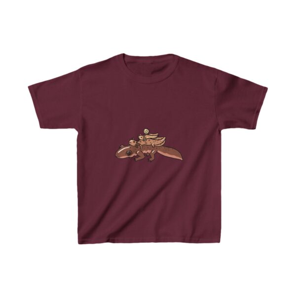 Salamander Life Cycle Kids Heavy Cotton™ Tee (Brown) - Image 27