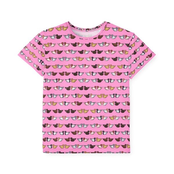 Love Doves Kids Sports Jersey (Pink) - Image 2