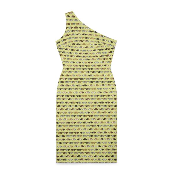 Love Doves Shoulder Dress (Yellow) - Image 3