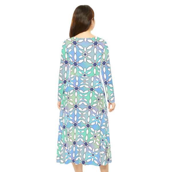 Bowling Pin Long Sleeve Dress - Image 4