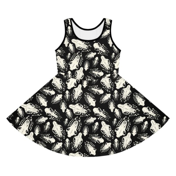 Bite Pattern Girls' Sleeveless Sundress