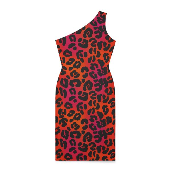 Neon Leopard Shoulder Dress - Image 2