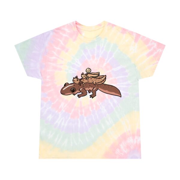 Salamander Life Cycle Tie-Dye Tee (Brown)