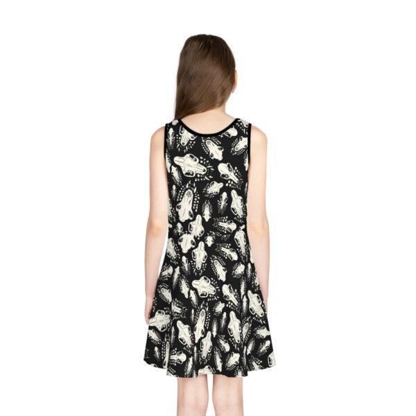 Bite Pattern Girls' Sleeveless Sundress - Image 4