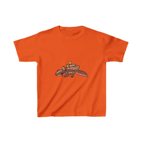 Salamander Life Cycle Kids Heavy Cotton™ Tee (Brown) - Image 25