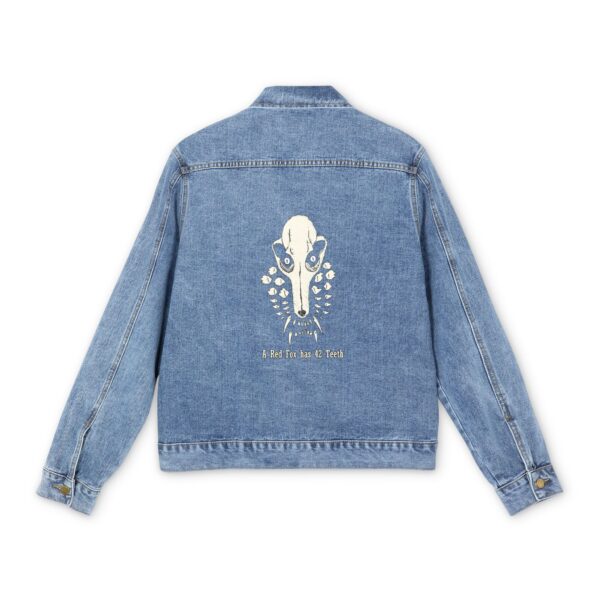 Bite Pattern Denim Jacket (Fox+Text)