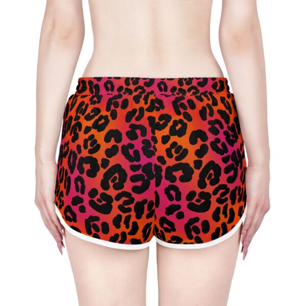 Neon Leopard Women's Relaxed Shorts - Image 4