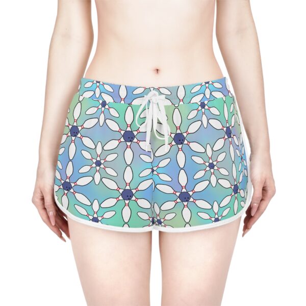 Bowling Pins Women's Relaxed Shorts - Image 3