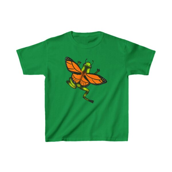 Fairy Frog Kids Heavy Cotton™ Tee (Green) - Image 3