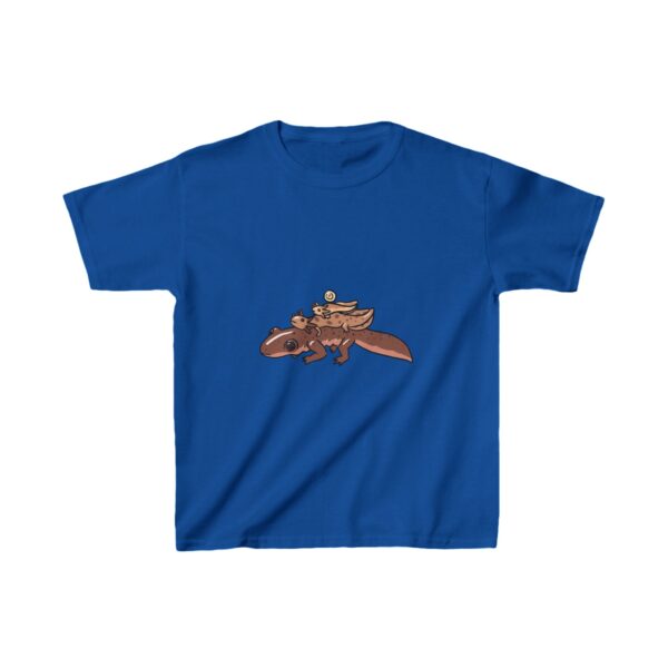 Salamander Life Cycle Kids Heavy Cotton™ Tee (Brown) - Image 15