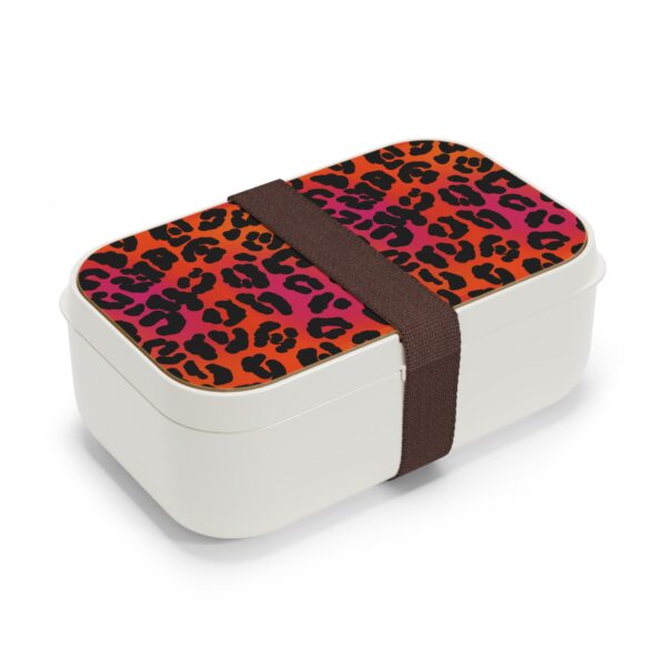 Neon Leopard Bento Lunch Box - Image 2