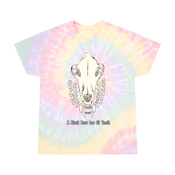 Bite Pattern Tie-Dye Tee (Bear+Text)