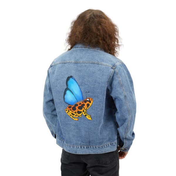 Fairy Frog Denim Jacket (Orange) - Image 4