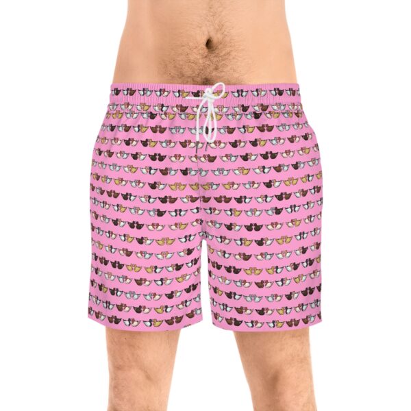 Love Doves Swim Shorts (Pink) - Image 3