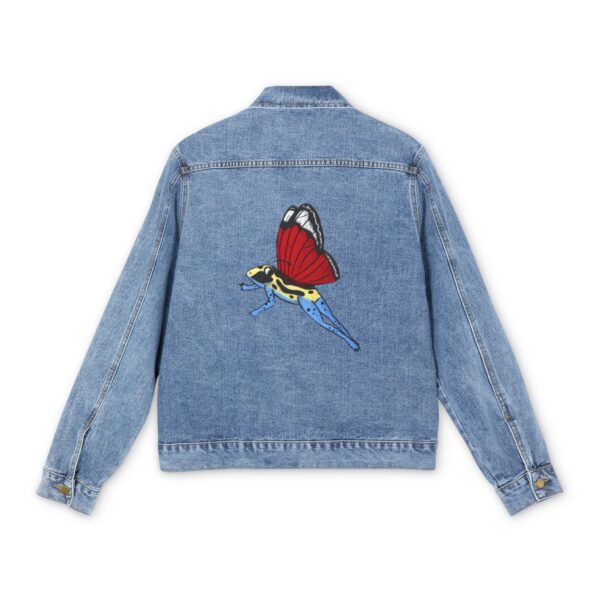 Fairy Frog Denim Jacket (Red)