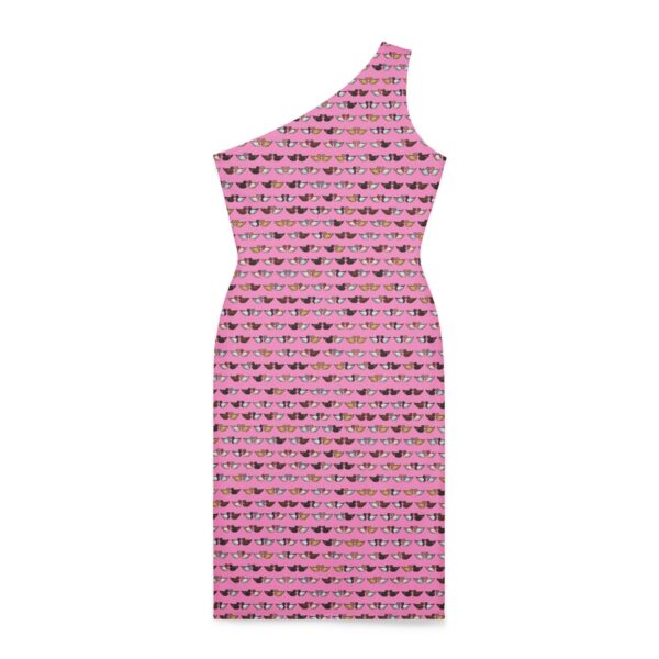 Love Doves Shoulder Dress (Pink) - Image 2