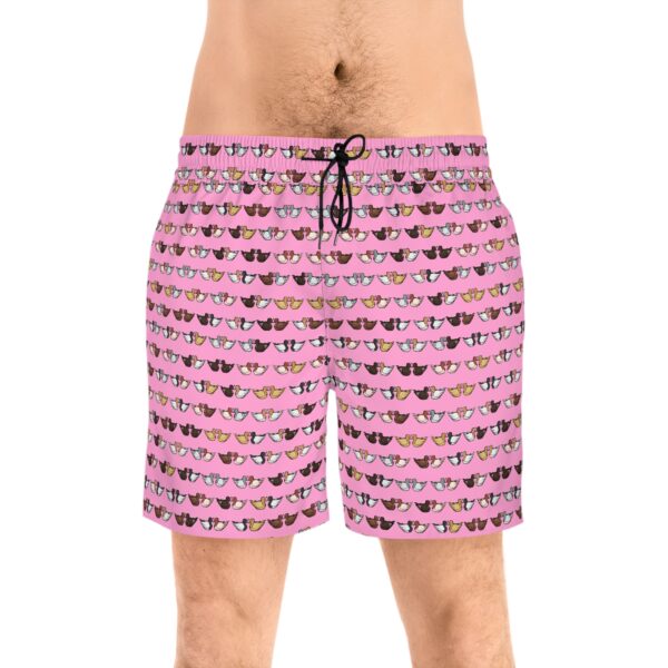 Love Doves Swim Shorts (Pink) - Image 7