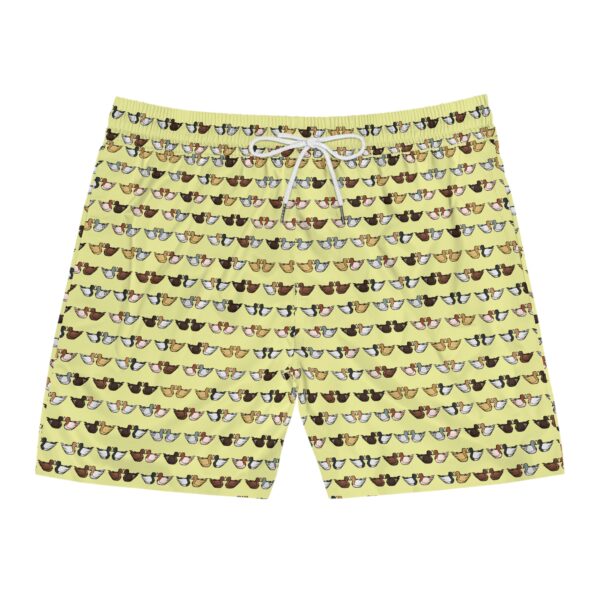 Love Doves Swim Shorts (Yellow)