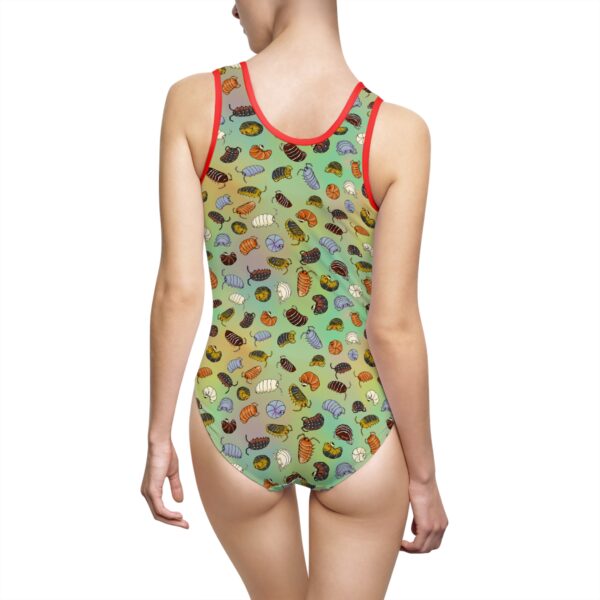 Isopods One-Piece Swimsuit (Green) - Image 6